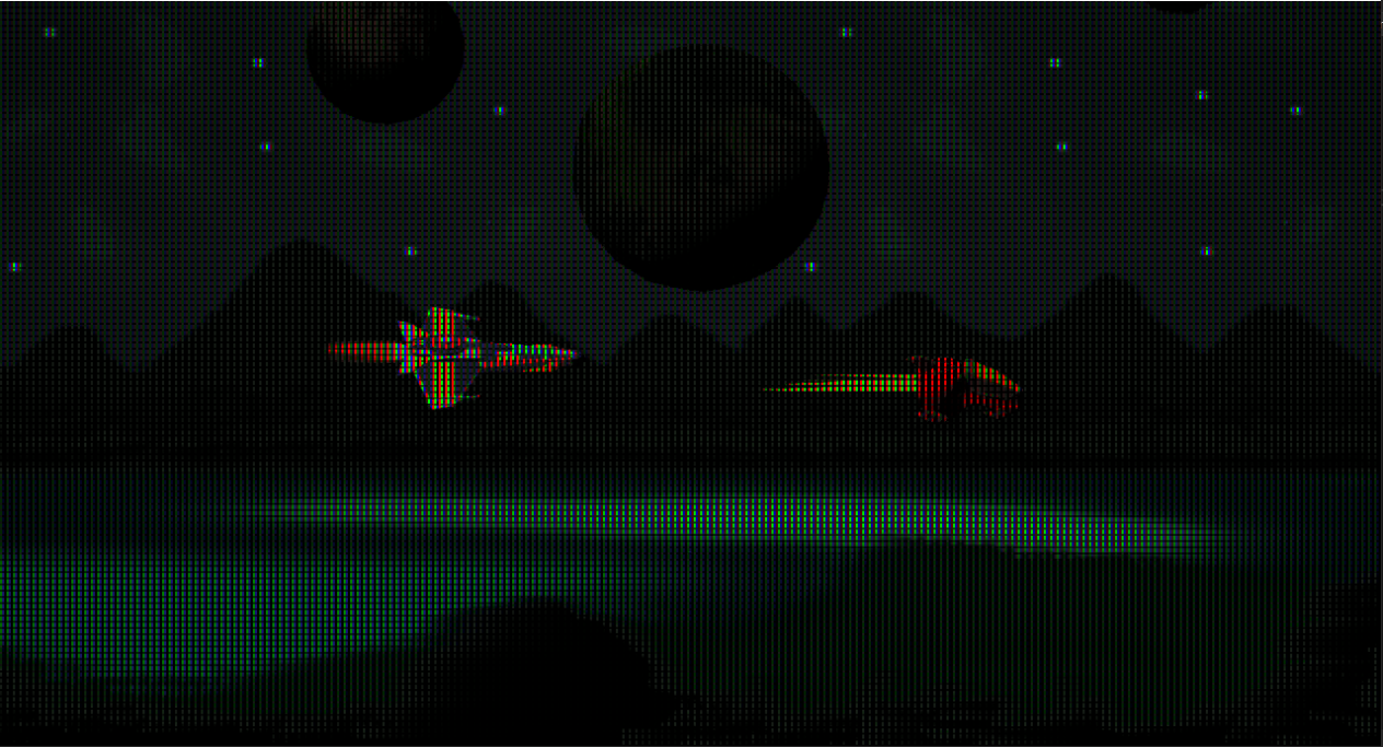 Scene darkening failure