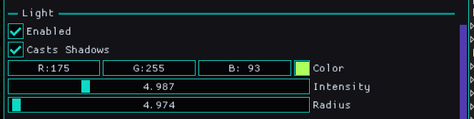 First point light setup