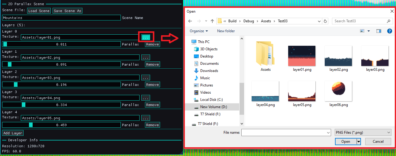 Texture Import Dialog