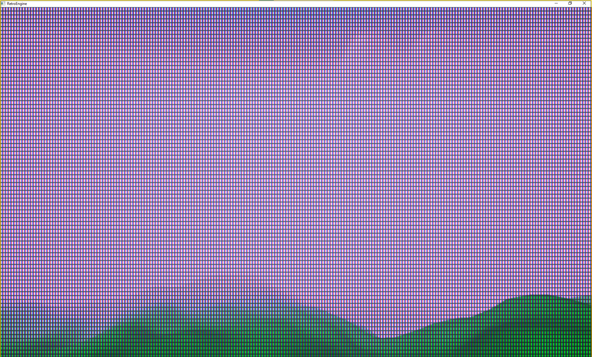 Distance only fog in Retro Game Engine