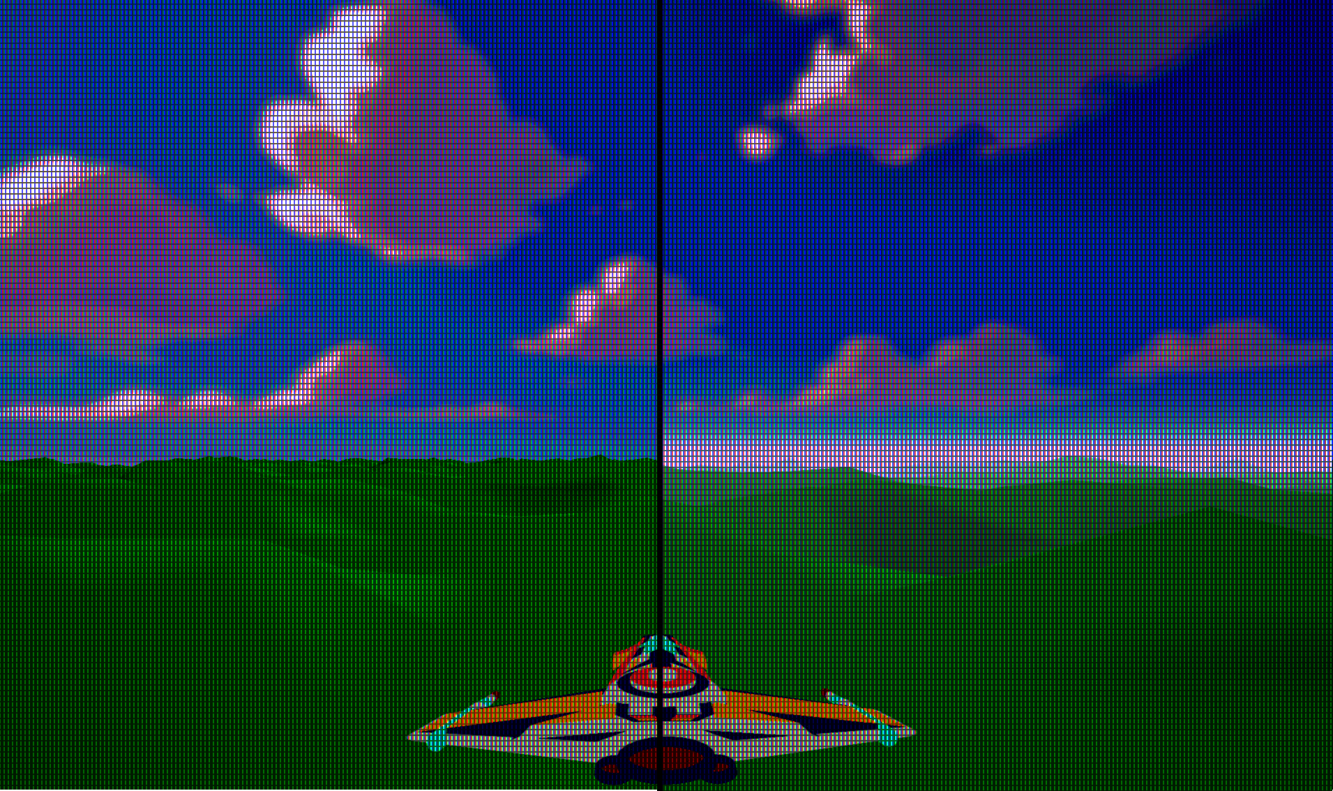 Terrain with atmospheric fog in RetroEngine