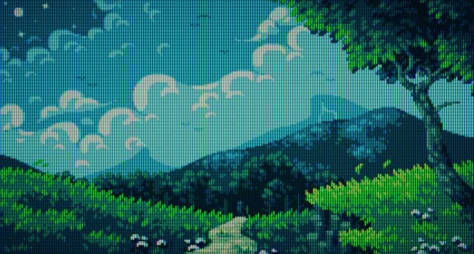 Preview of the first RetroEngine CRT render